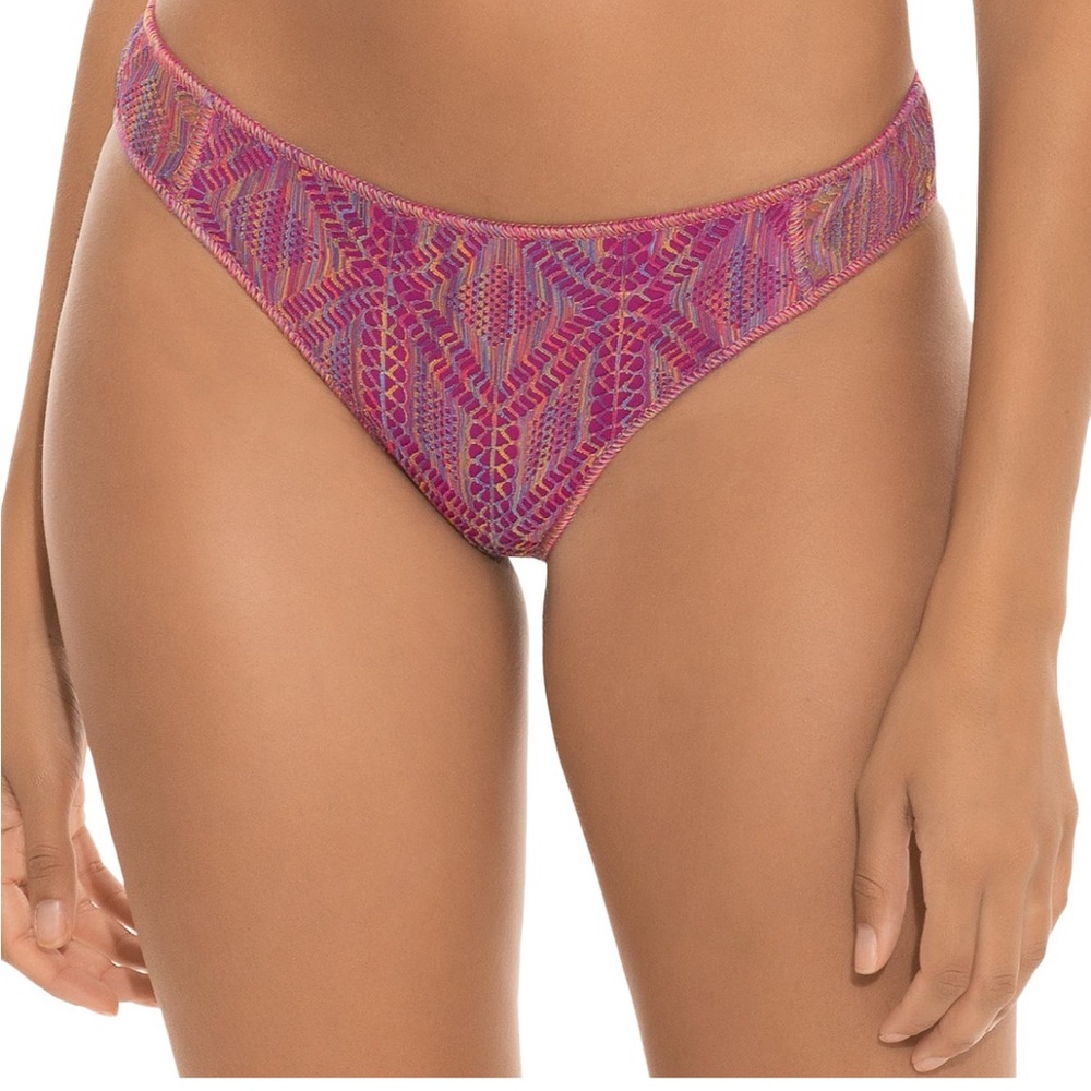 Becca Mosaic Crochet Hipster Bikini Bottom- new without tags